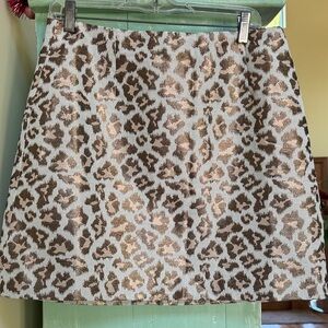 Lilly Pulitzer Animal Print A-Line skirt